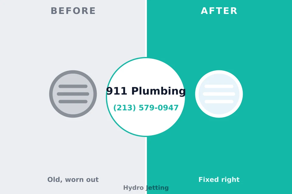Before and after: plumbing repair Cashton, WI